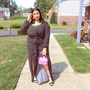 Black & white one piece romper